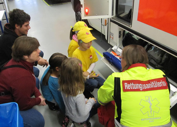 Besuch beim Rettungsdienst